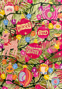 Merry And Bright Ornaments Foil