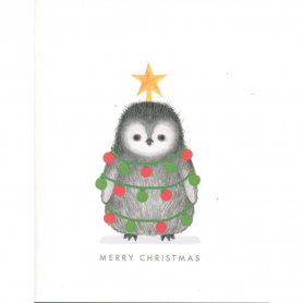 Decorated Christmas Penguin