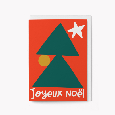 Joyeux Noel Arbre En Rouge