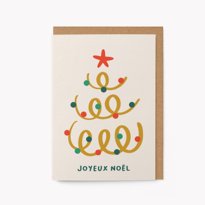 Joyeux Noel Arbre Ruban