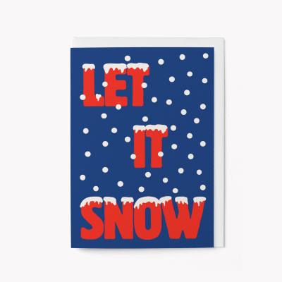 Let It Snow Typography