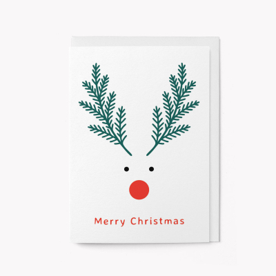 Minimal Reindeer Christmas