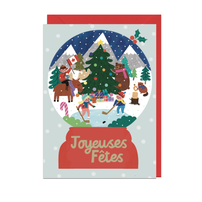 Canada French Xmas Globe