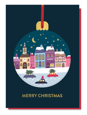 DIE CUT Christmas Town