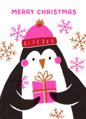 Pink Penguin
