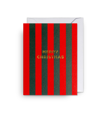 MINI CARD Festive Striped