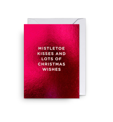 MINI CARD Mistletoe Kisses