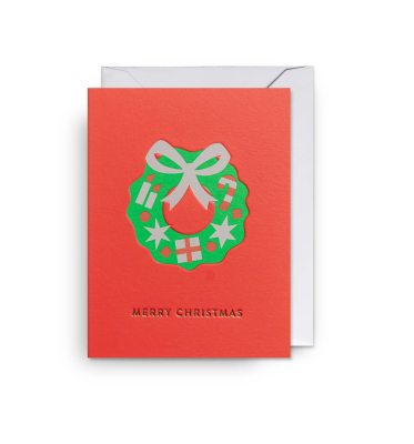 MINI CARD Festive Wreath