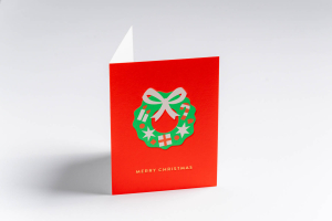 MINI CARD Festive Wreath