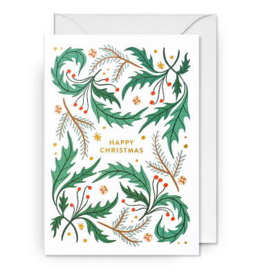 Decorative Holly Illustration