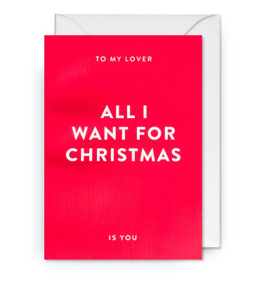 To My Lover All I Want For Christmas Is You