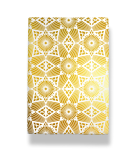 ROLL WRAP Starsky Christmas Decorative Gold Foiled