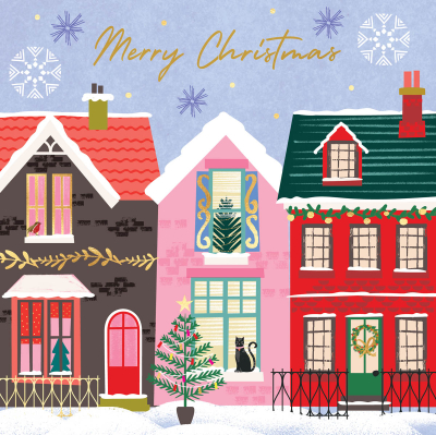 Christmas Town Scene