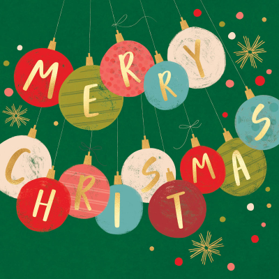 Merry Christmas Baubles