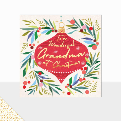 To A Wonderful Grandma At Christmas