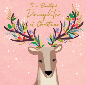 To A Beautiful Daughter At Christmas