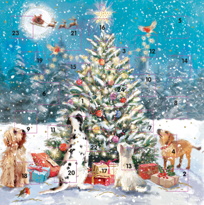 ADVENT Animals Gather Around The Tree
