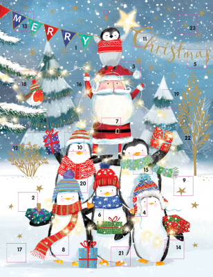 ADVENT Penguins And Santa