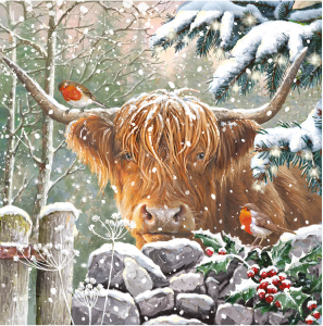 BOX LRG SQ Winter Forest Landscapes Deluxe