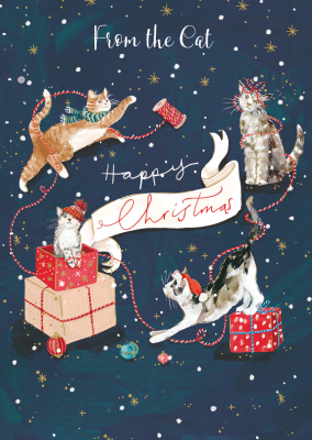 Happy Christmas From The Cat