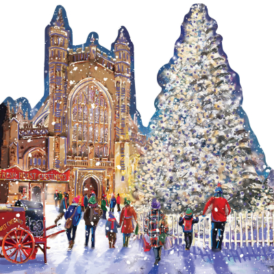 BOX LRG SQ Christmas Church Service And Worship Premium Die