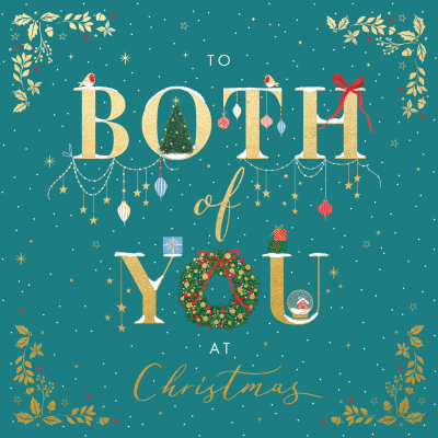 To Both Of You Snow Globe And Ornaments