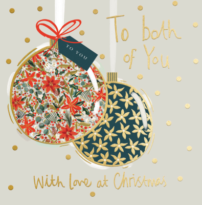 To Both Of You Ornaments