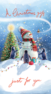 MONEY WALLET A Christmas Gift Penguins