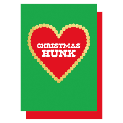 Heart Gold Christmas Hunk