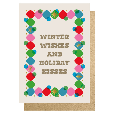 Joy Winter Wishes And Holiday Kisses