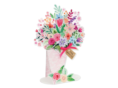 Valentine Bouquet Jumbo Card|Up With Paper