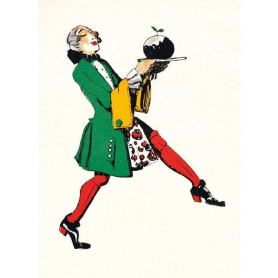 BOX REC Butler With Christmas Pudding