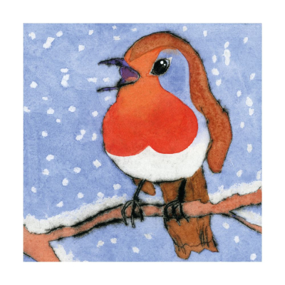 BOX SML SQ Snow Song