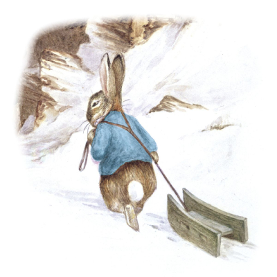 BOX SML SQ Sledging In The Snow