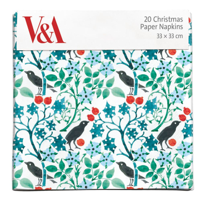 NAPKINS Blackbirds Among Foliage