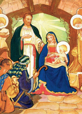 BOX REC Nativity Scene