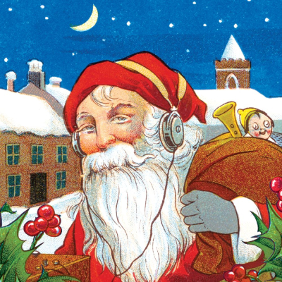 BOX SML SQ Christmas Cracker Box Label