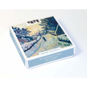 BOX SML SQ Winter Snowfall