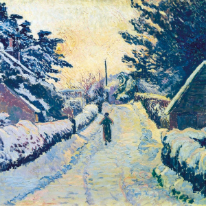 BOX SML SQ Winter Snowfall