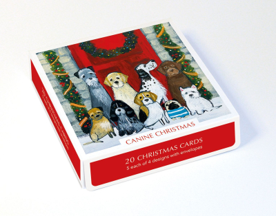 BOX SML SQ Canine Christmas