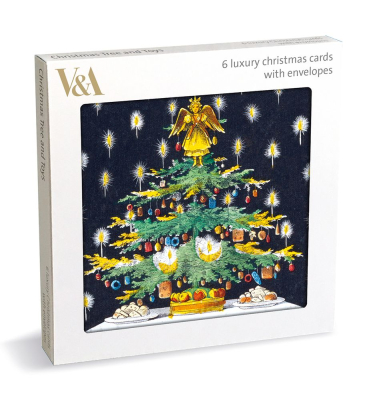 BOX SML SQ Christmas Tree And Toys