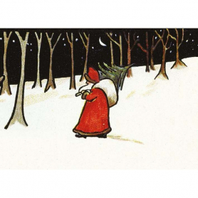 BOX REC Father Christmas In the Woods
