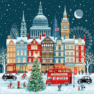 BOX SML SQ Starry London Night