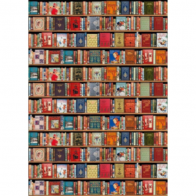 SHEET WRAP Christmas Bookshelf