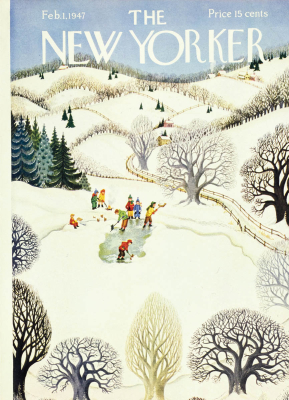 Snow Day At The Pond