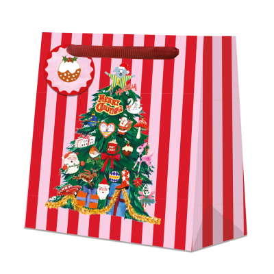 BAG MED Christmas Tree Candy Stripe