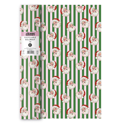 ROLL WRAP Jolly Santa