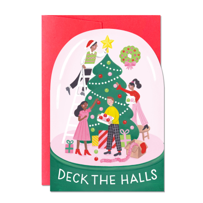 Deck The Halls Snowglobe