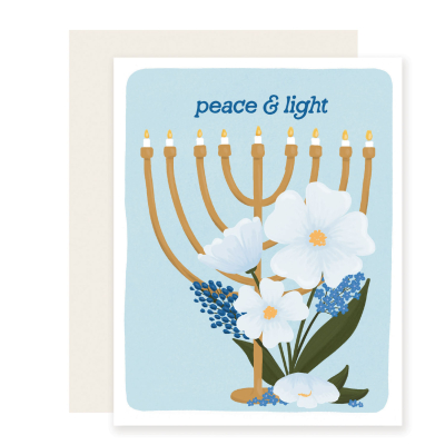 Peace Floral Hanukkah