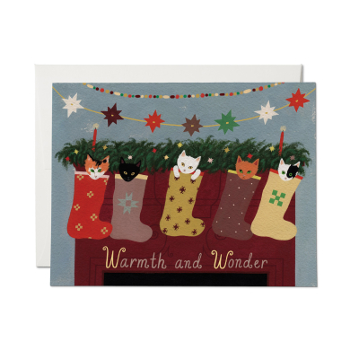 Warmth And Wonder Holiday Card|Red Cap Cards